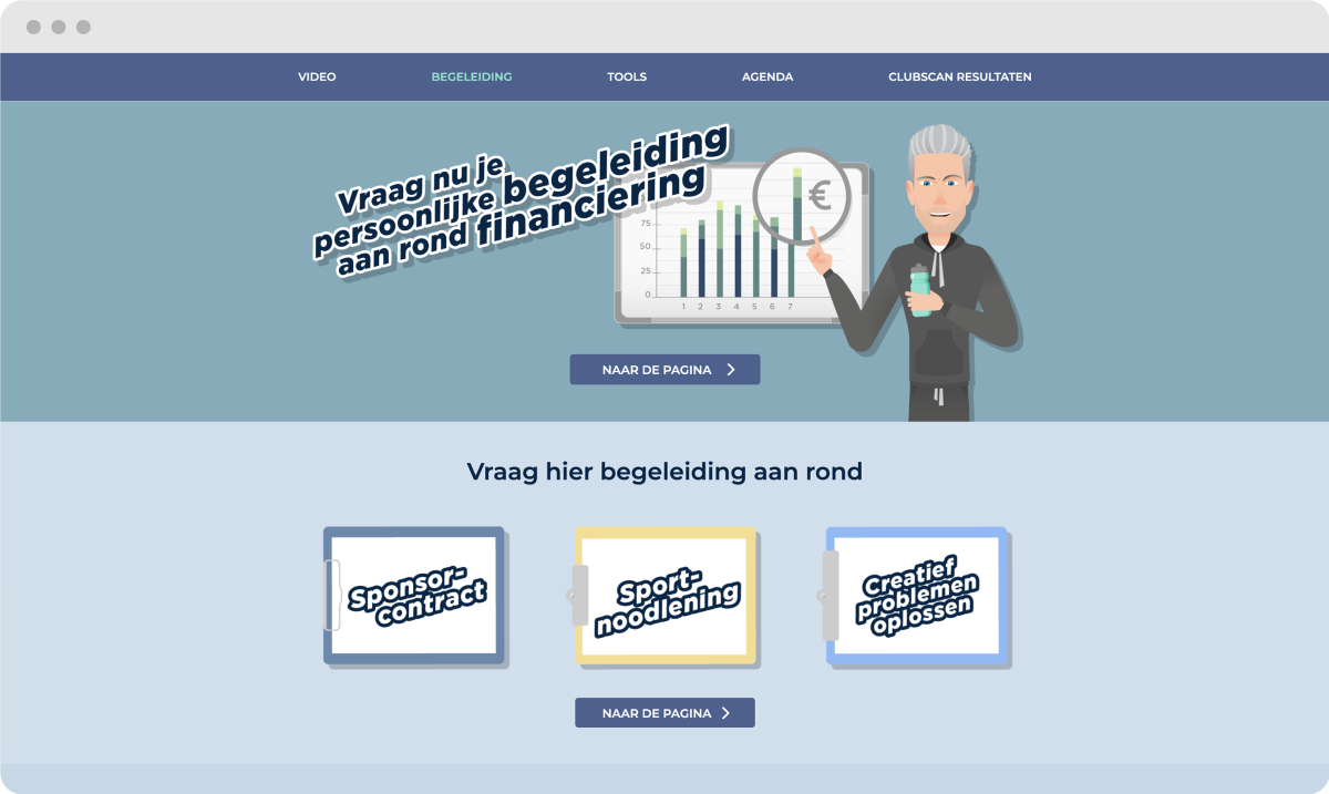 Vlaamse Sportfederatie website by Vandekerckhove & Devos
